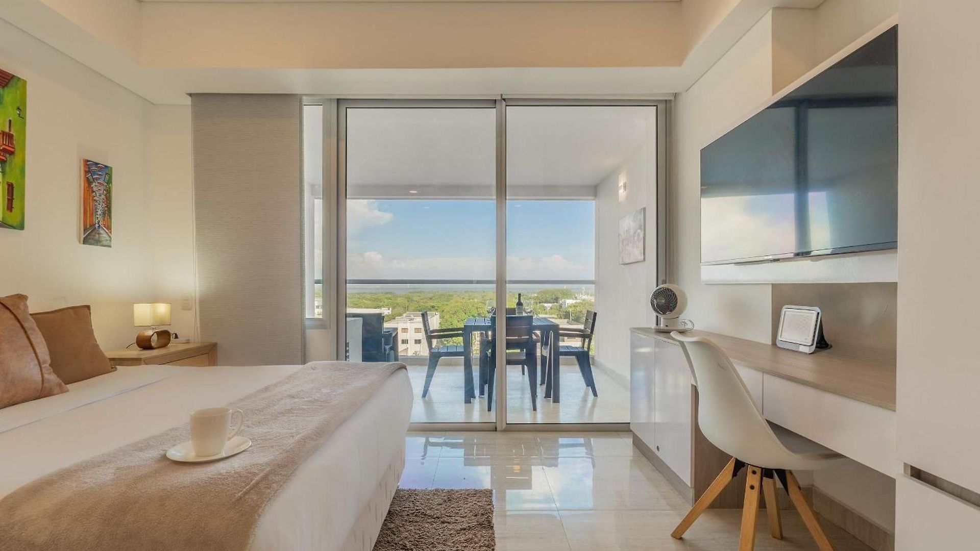 Apartamento Amanecer Hermoso Vista Al Lago-crespo Cb736 *