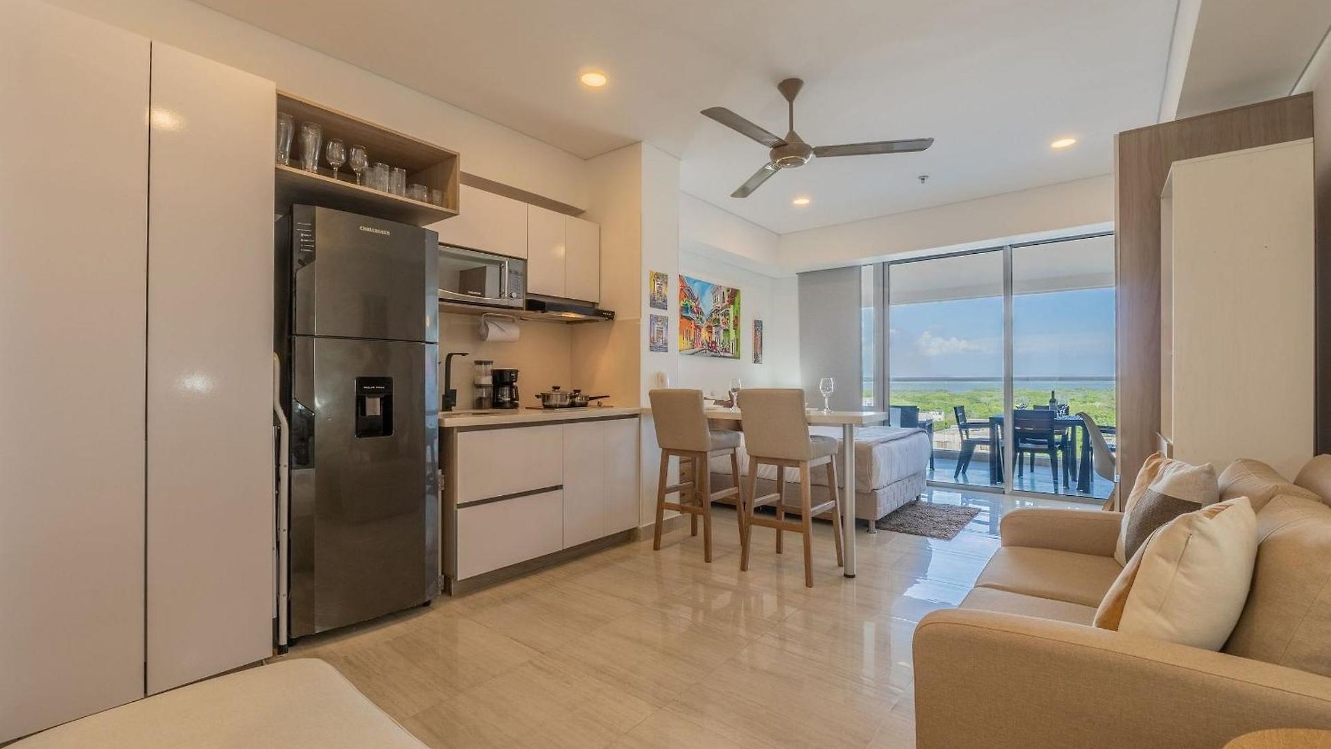Amanecer Hermoso Vista Al Lago-crespo Cb736 Apartamento Cartagena