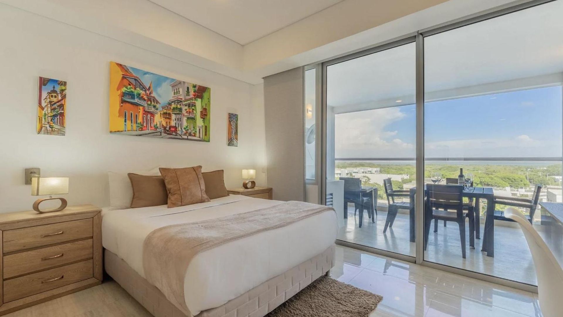 Apartamento Amanecer Hermoso Vista Al Lago-crespo Cb736 *