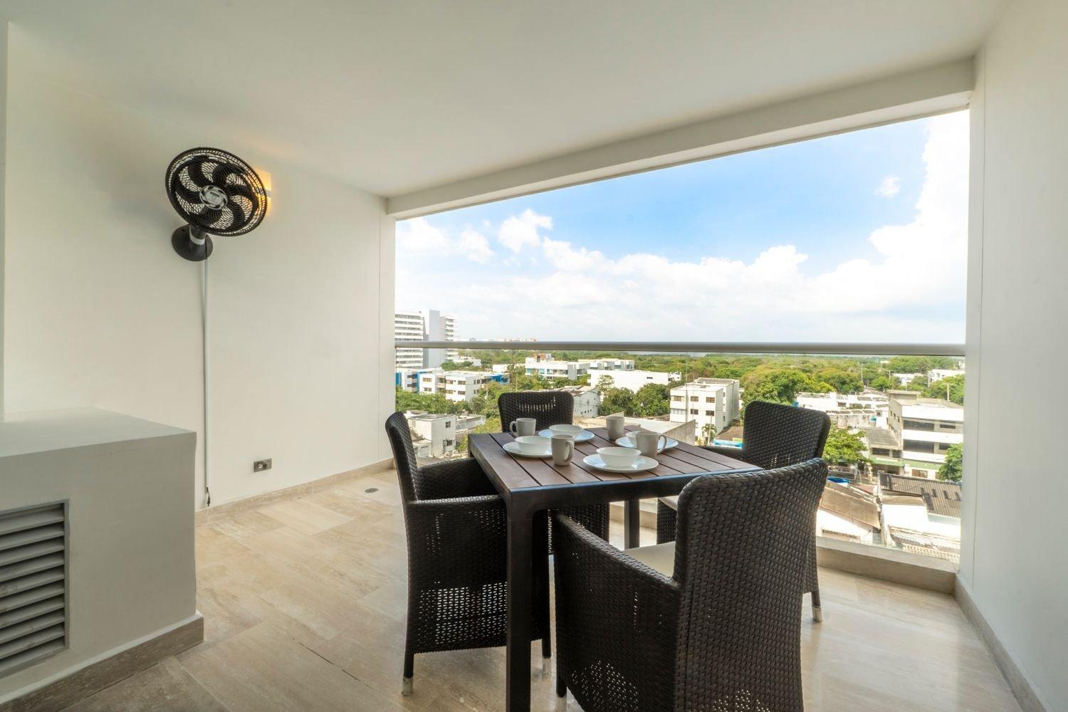 Cb736 Amanecer Hermoso Vista Al Lago-crespo Apartamento Cartagena