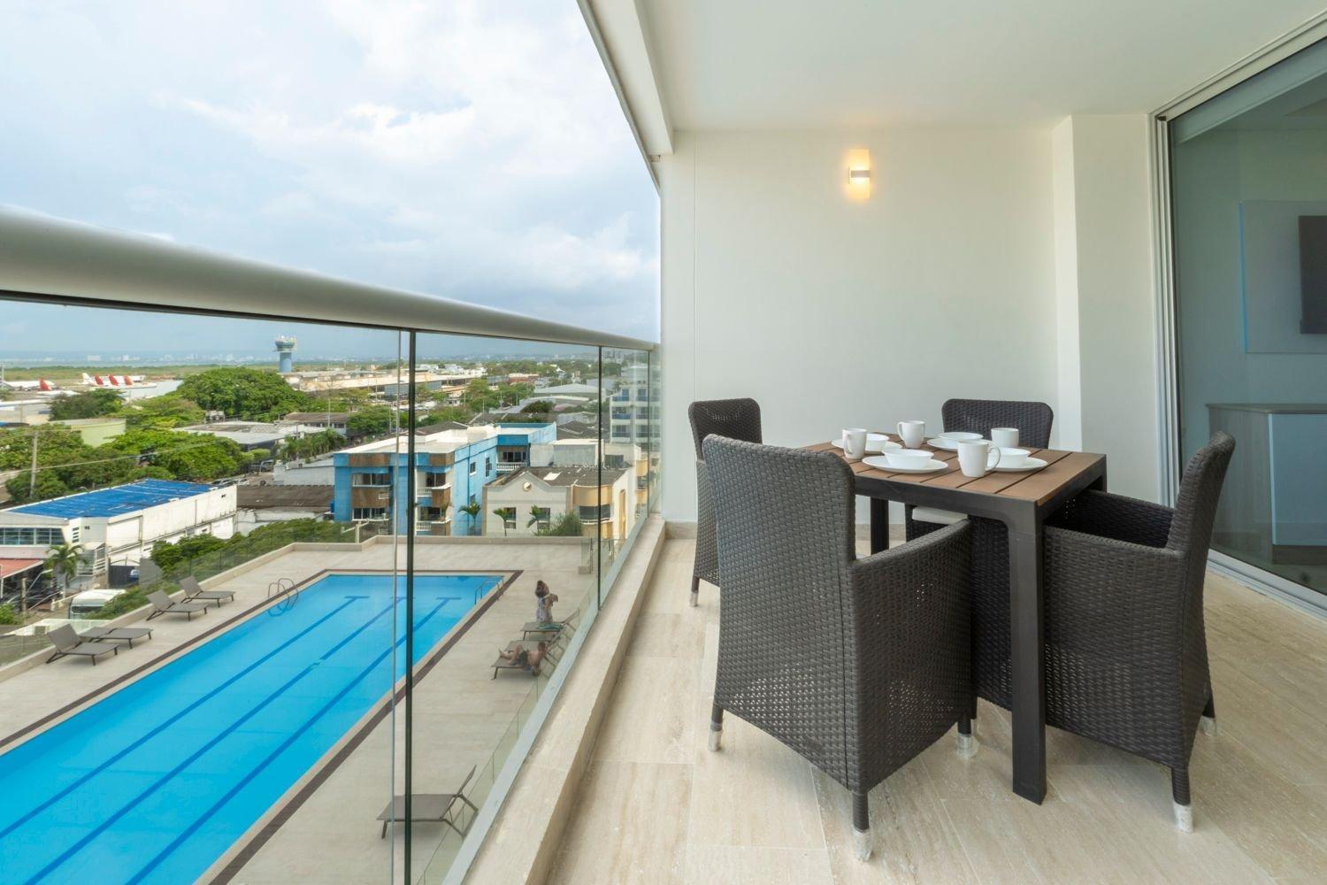 Cb736 Amanecer Hermoso Vista Al Lago-crespo Apartamento Cartagena