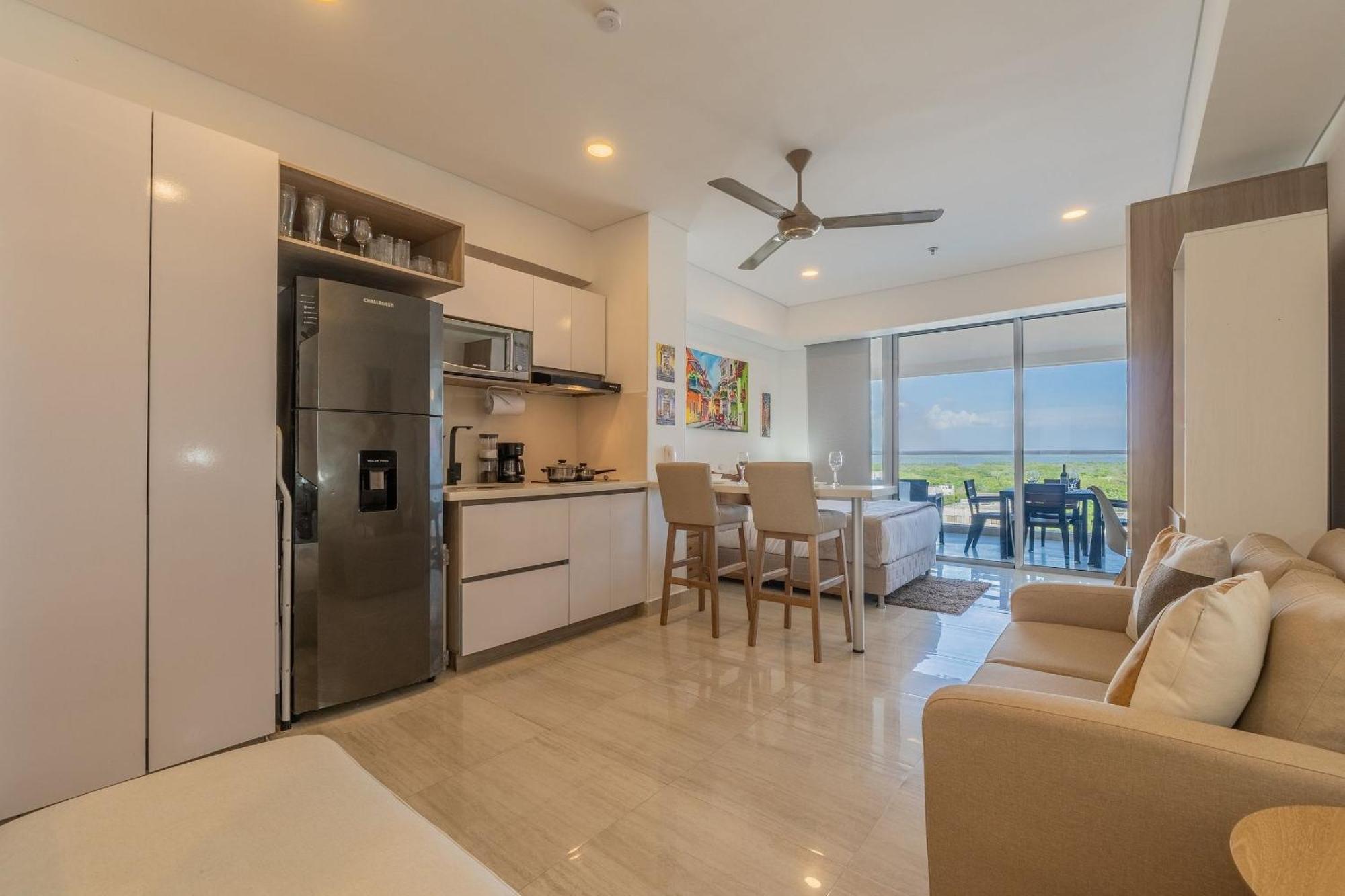 Cb736 Amanecer Hermoso Vista Al Lago-crespo Apartamento Cartagena